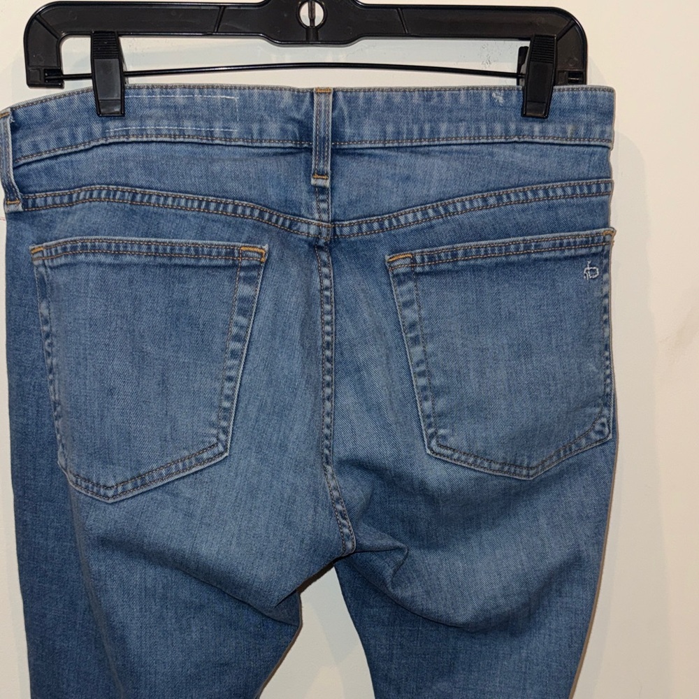 Rag & bone Dre low rise slim boyfriend Hermosa distressed jeans size 27 - Picture 9 of 12